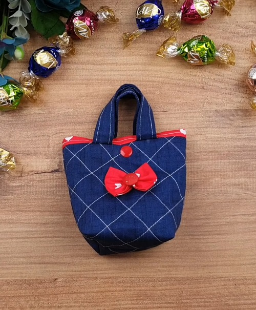 Tiny TOTE BAG | Sew in 5 minutes