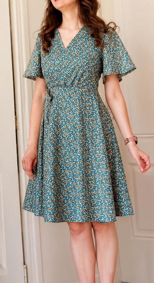 Floral Summer Wrap Dress