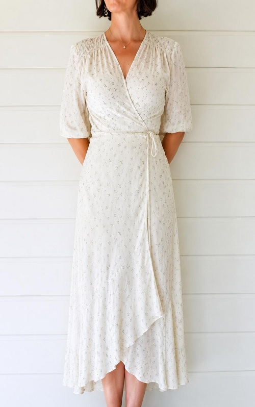 Sewed my Summer Wrap Dress