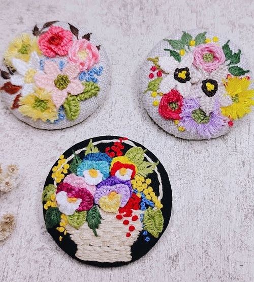 Embroidery Brooch