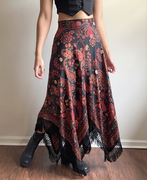DIY Handkerchief Hem Skirt