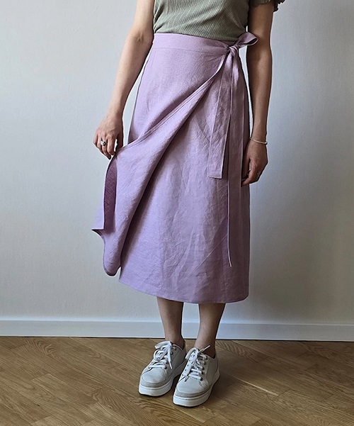 9 Linen Wrap Skirt Free Sewing Patterns 7 linen wrap skirt