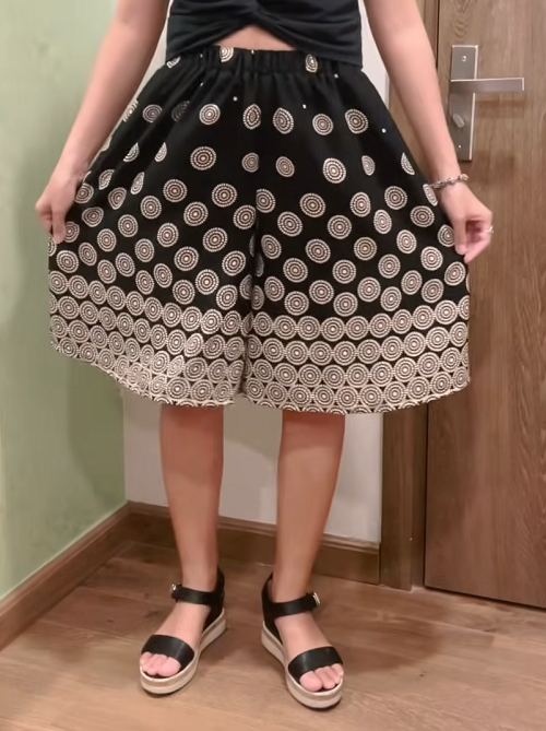 Palazzo shorts sewing