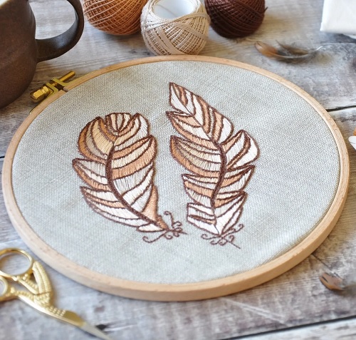 fall hoop art embroidery free patterns 4