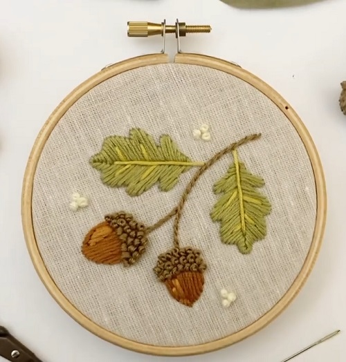 fall hoop art embroidery free patterns 8