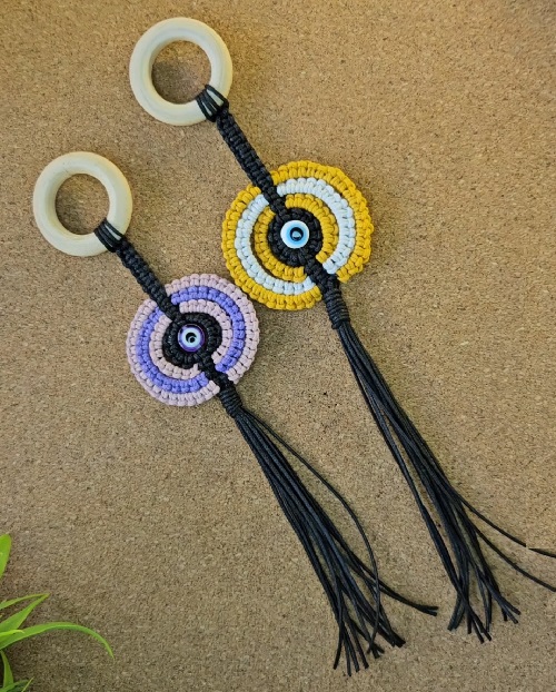 DIY Handmade Macrame Keychain