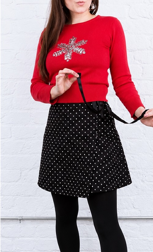 Easy DIY Wrap Skirt Free sewing Pattern