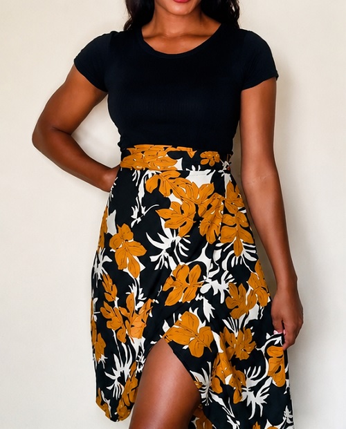 sew a simple wrap skirt
