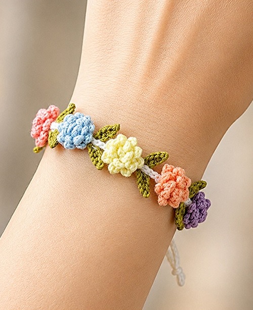 Crochet Fall Bracelet