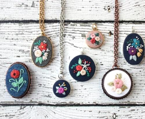 Fall Jewelry Free Embroidery Patterns 2