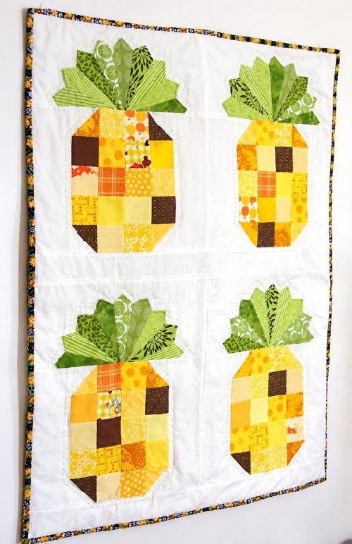 quilt pineapple-wall-hanging