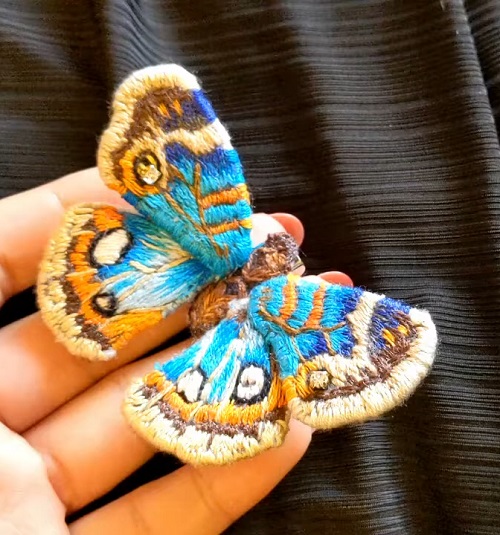 Butterfly brooch