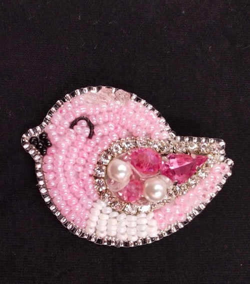DIY Bird Brooch