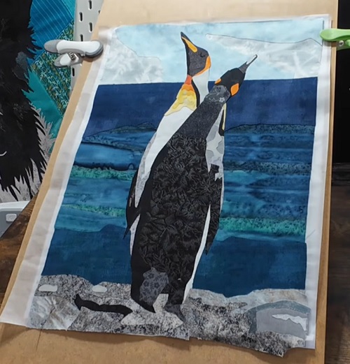 Penguin Collage Quilt