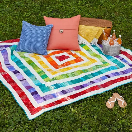 Bands of Color Quilt