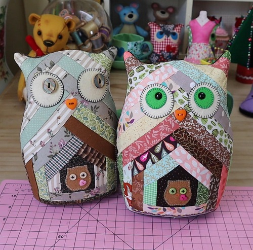 Easy Patchwork Owl