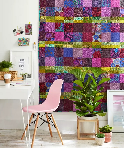 Plum Dandy Throw Quilt