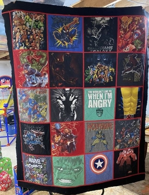 unique tshirt quilt