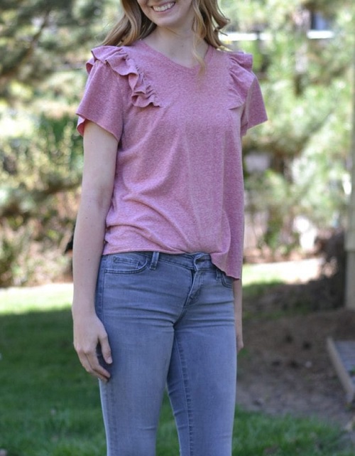 T-shirt Refashion Free Sewing Patterns 1