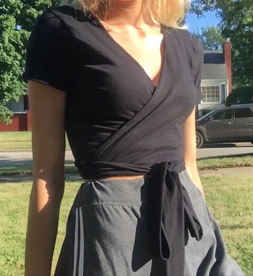 diy wrap top