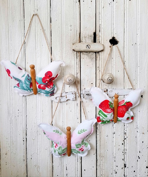 Tablecloth Refashion butterfly