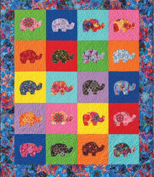 elephants quilt