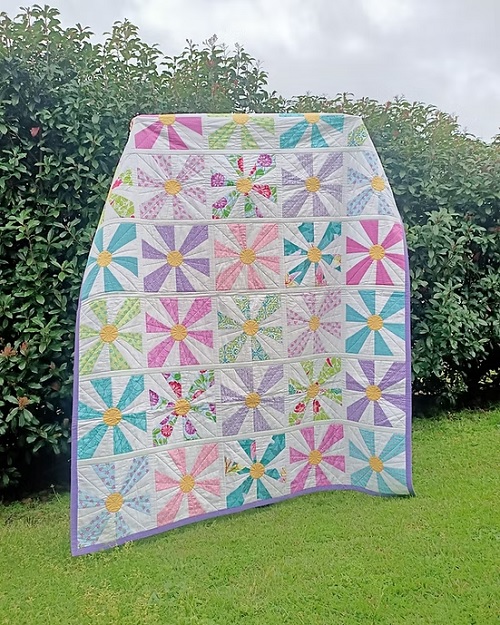 free daisy quilt