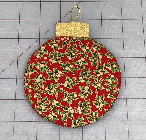 Christmas Ornament Fabric Coasters