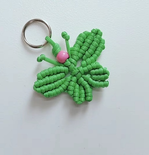 Macrame Butterfly Keychain